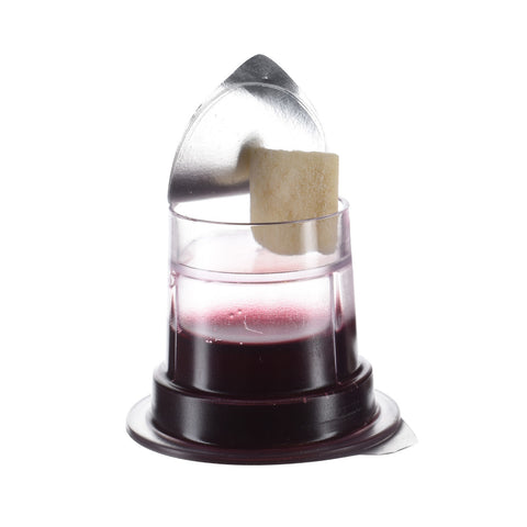 Prefilled Communion Cup With Concord Grape Juice And Bread